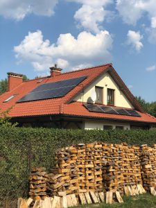 przykład realizacji paneli fotowoltaicznych- Optima Energy