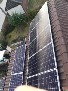 panele fotowoltaiczne - realizacja Optima Energy